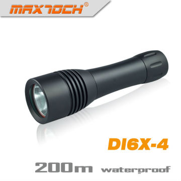 Maxtoch DI6X-4 Waterproof LED Diving XML